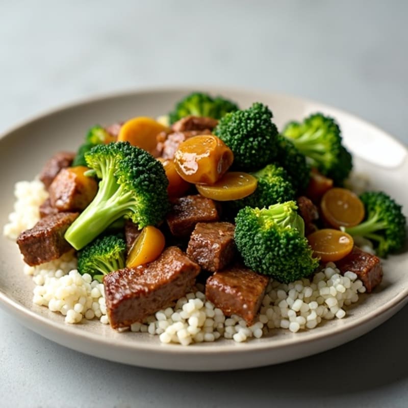 Ginger-Garlic Beef and Broccoli Stir-Fry