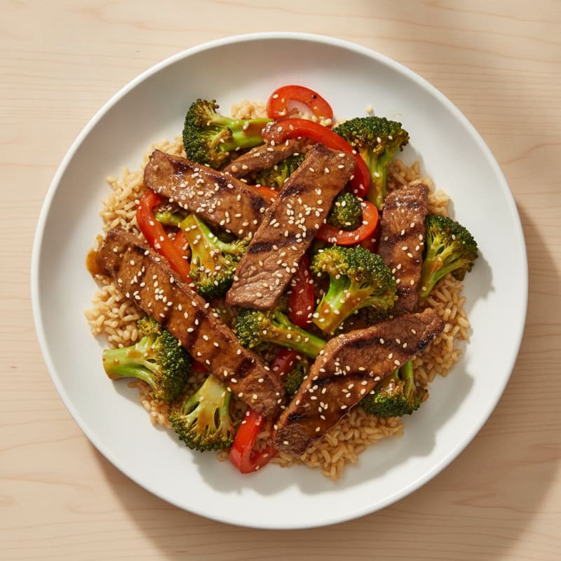 Sesame Beef & Broccoli Stir-Fry