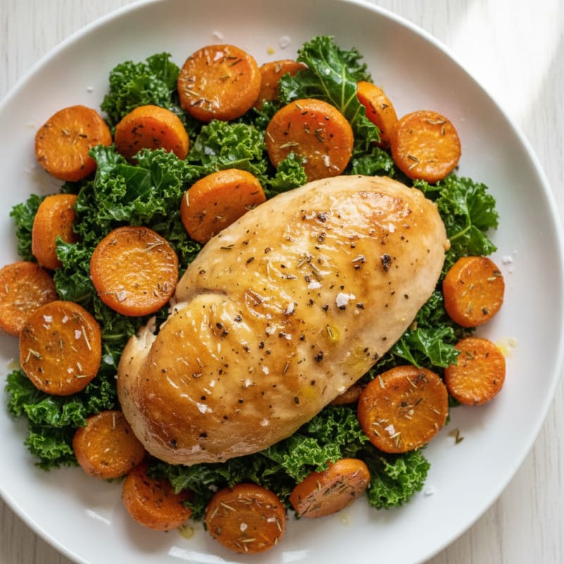 Herb-Roasted Rotisserie Chicken with Root Vegetables