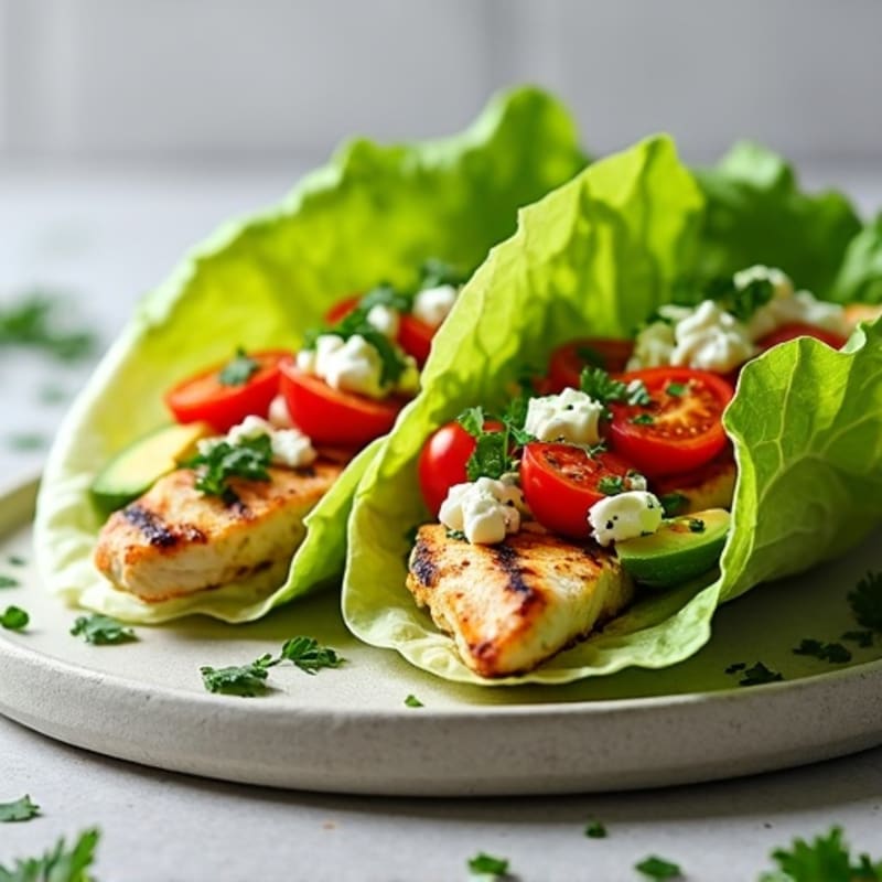 Herb-Grilled Chicken Lettuce Wrap