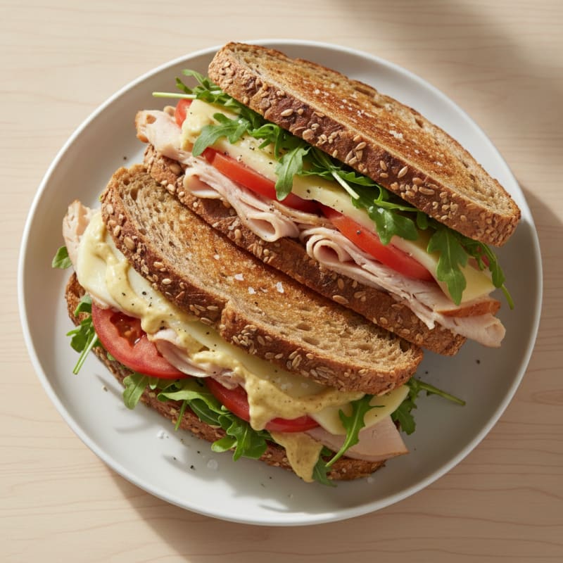Turkey and Provolone Sandwich