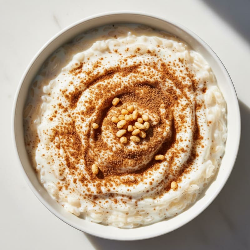 Creamy Greek Yogurt Protein Rice Pudding