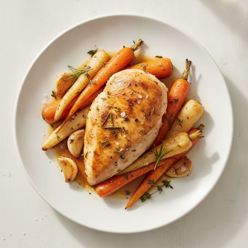 Herb-Roasted Chicken with Root Vegetables