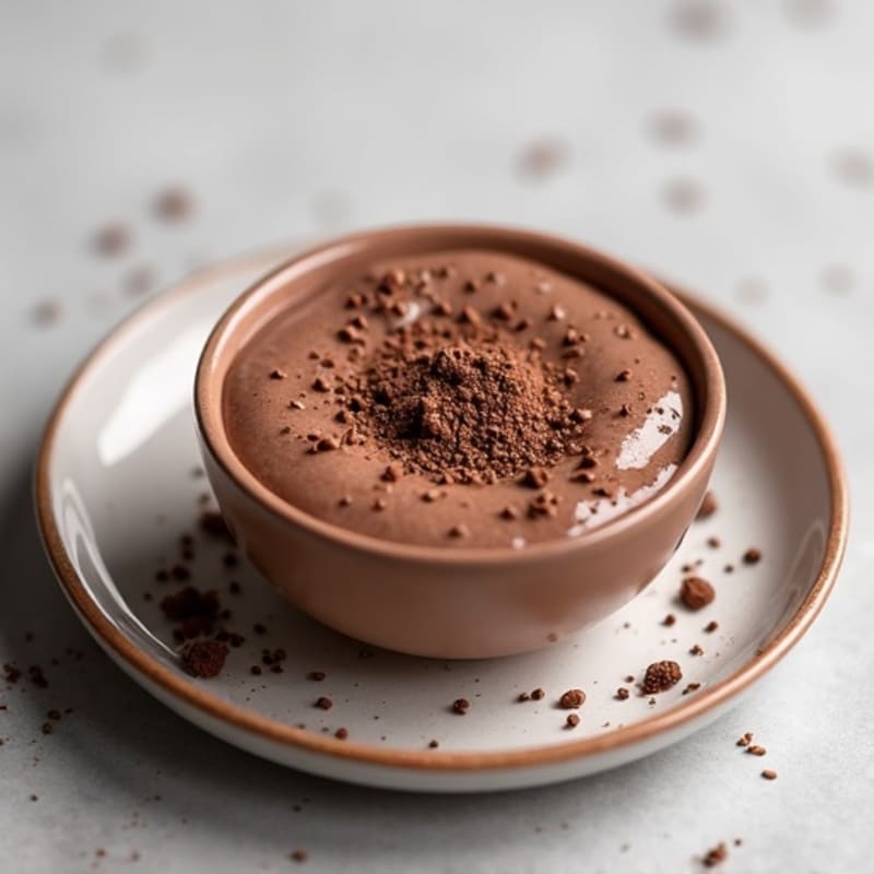 Chocolate Protein Pudding with Chia Seeds