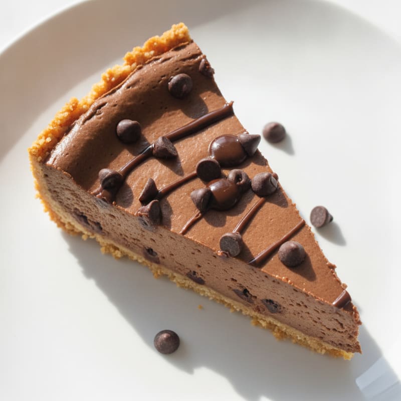 Chocolate Protein Cheesecake with Greek Yogurt