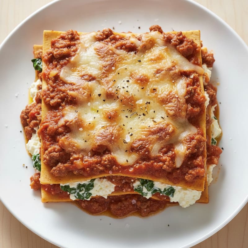 Classic Beef Lasagna with Ricotta