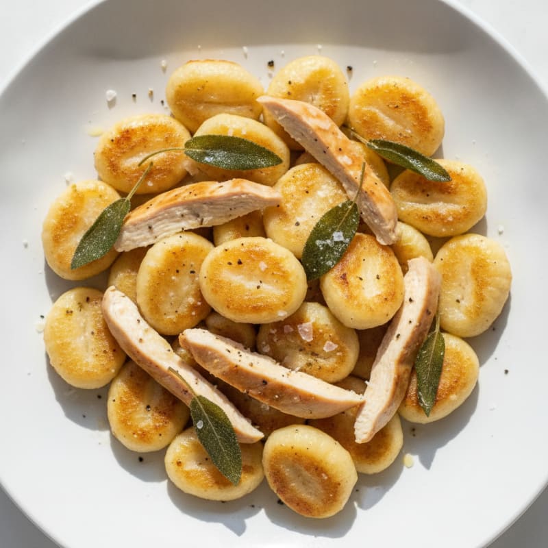 Ricotta Gnocchi with Sage Butter Sauce