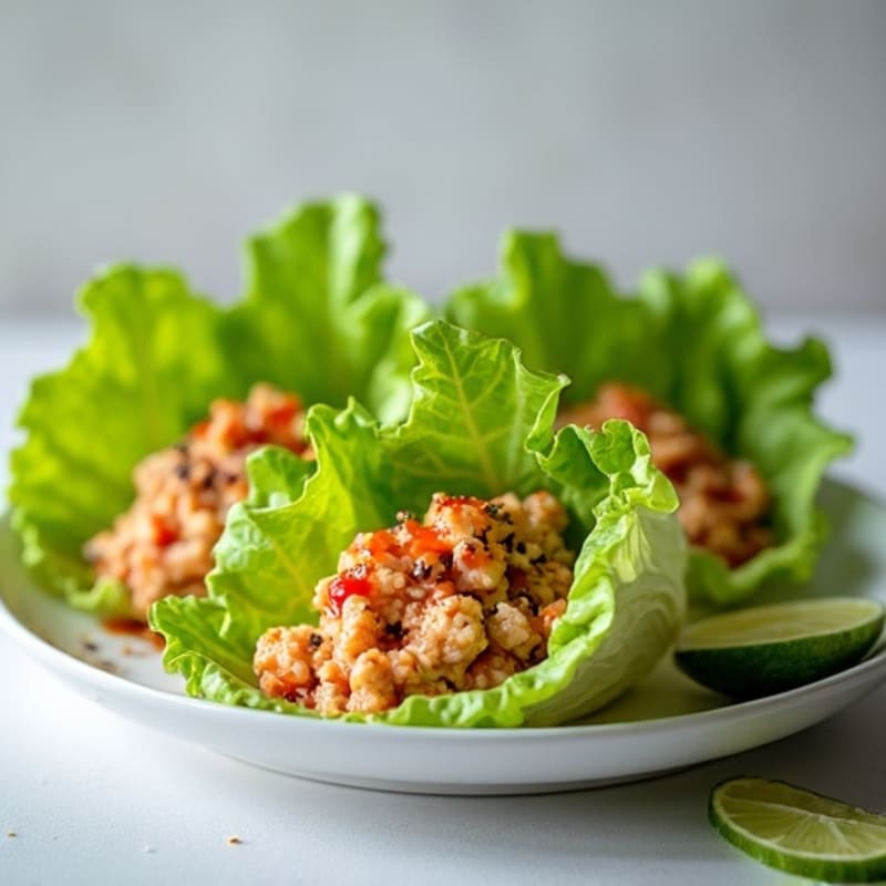Spicy Tuna Lettuce Wraps