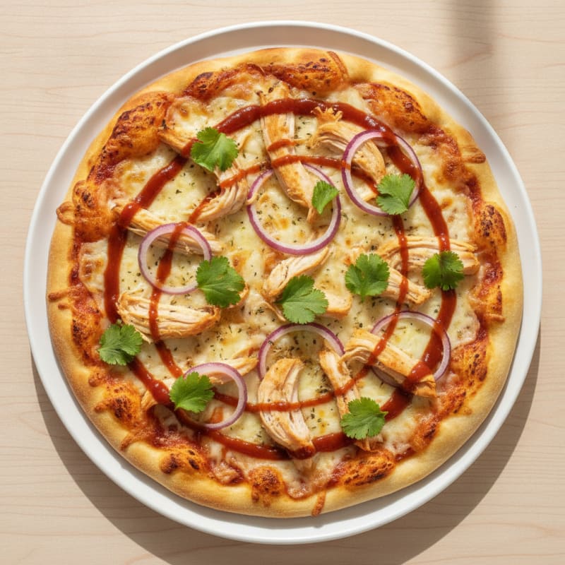 High-Protein BBQ Chicken Pizza
