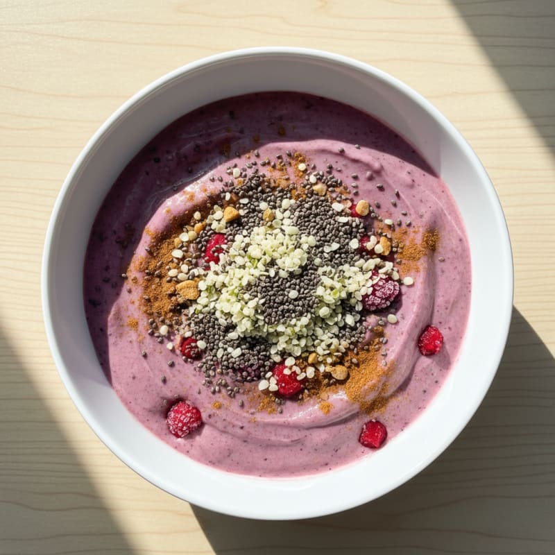 Creamy Berry Gut-Health Smoothie Bowl