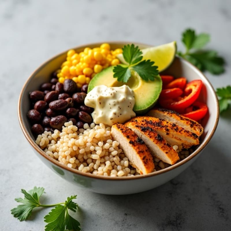 Fresh Black Bean Burrito Bowl