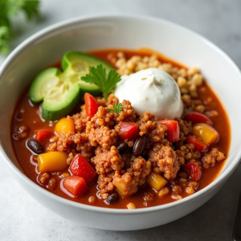 Hearty Slow Cooker Lean Turkey Chili