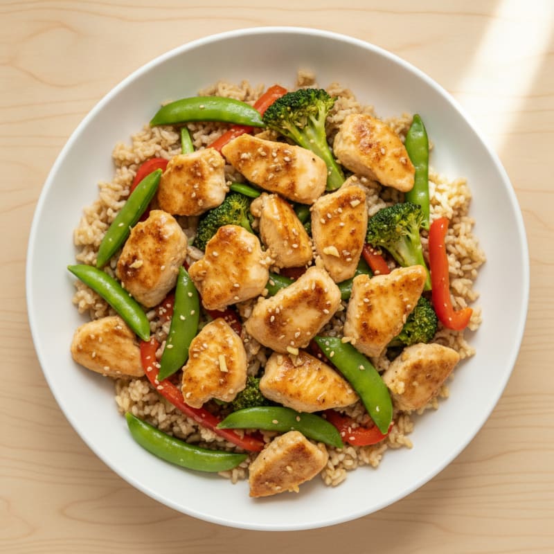 Ginger-Garlic Chicken Stir-Fry