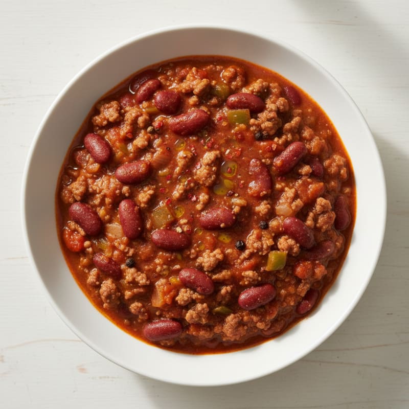 Smoky Ground Beef and Bean Chili