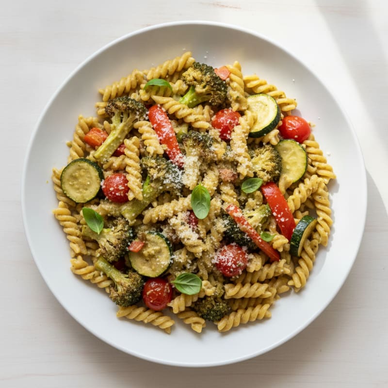 Roasted Vegetable Pasta Primavera