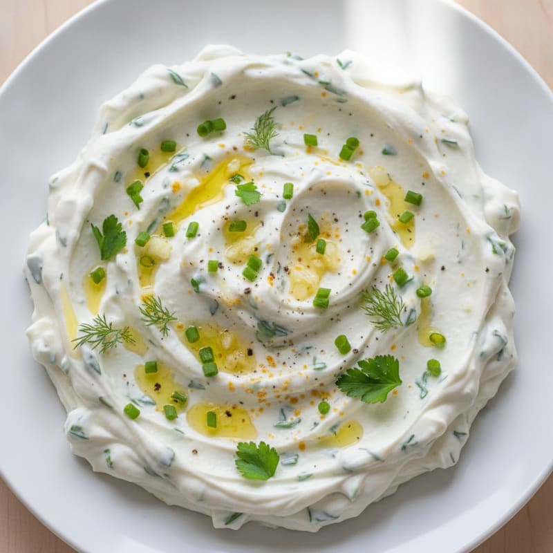 Zesty Garlicky Ranch Dip