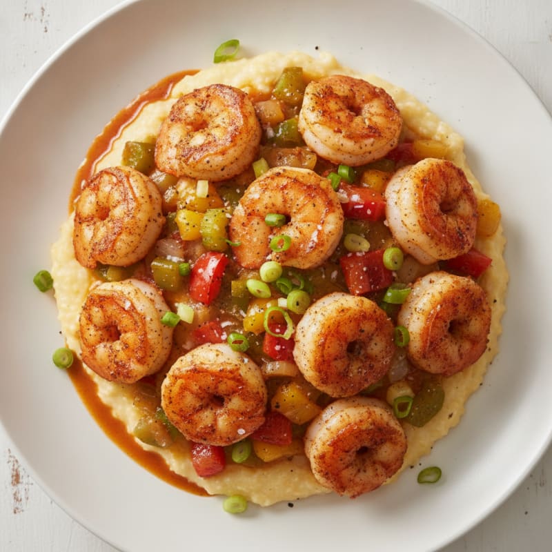 Cajun Shrimp and Grits