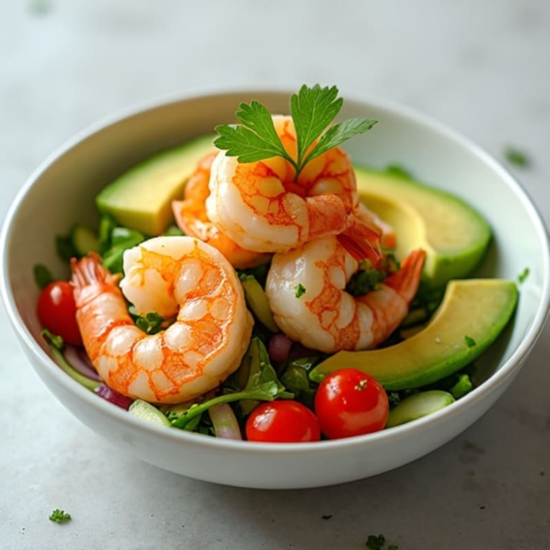 Citrus-Marinated Shrimp and Fresh Avocado Ceviche