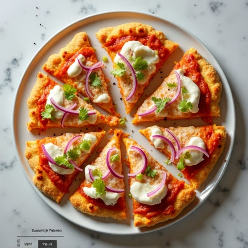 Healthy Spicy Buffalo Chicken Pizza