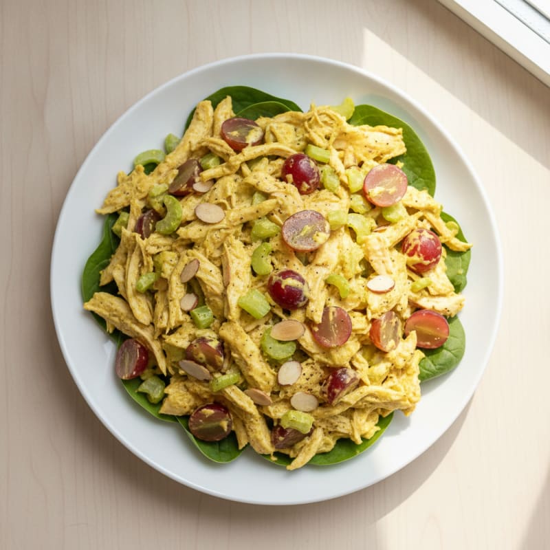 Curry Chicken Salad with Greek Yogurt