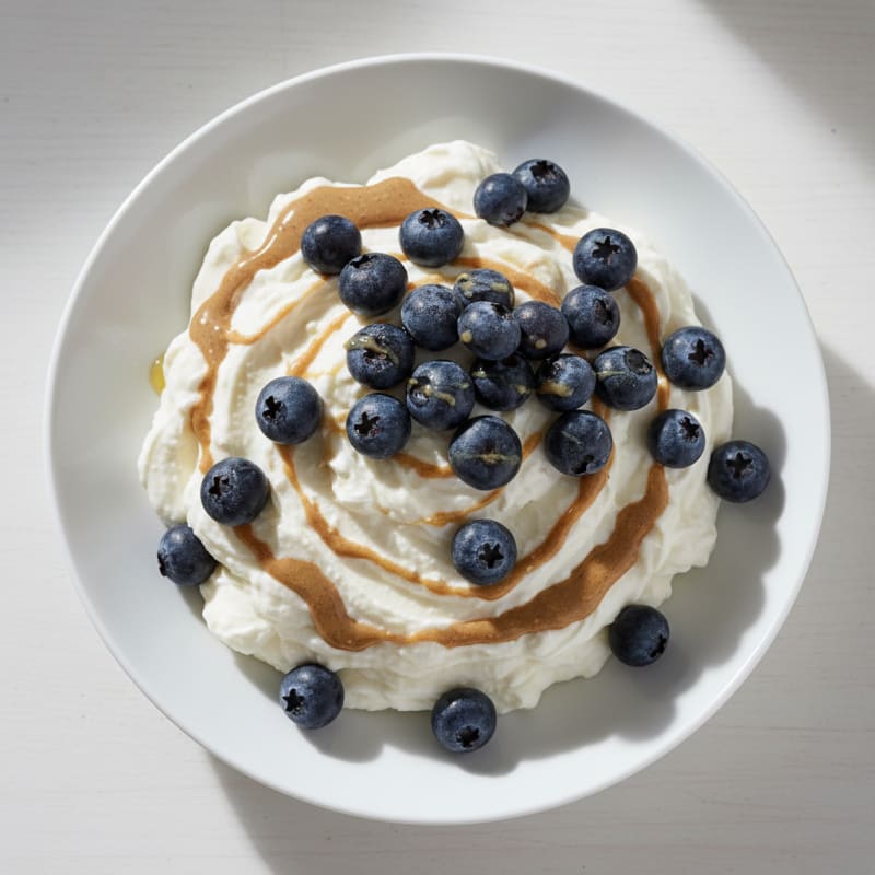 Silky Greek Yogurt Protein Pudding with Berries