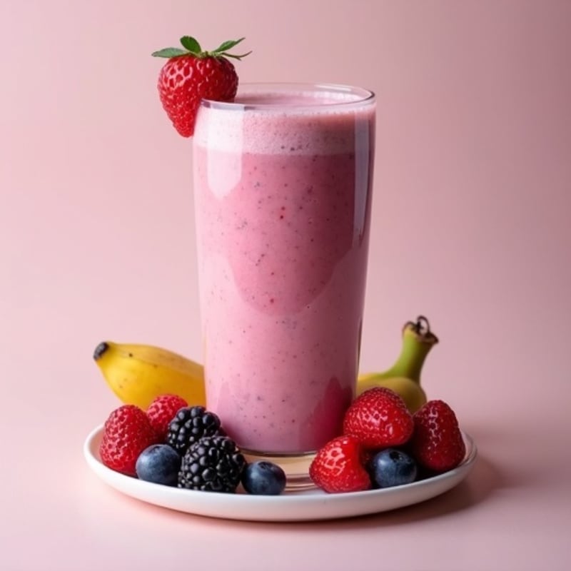 Creamy Berry Protein Smoothie
