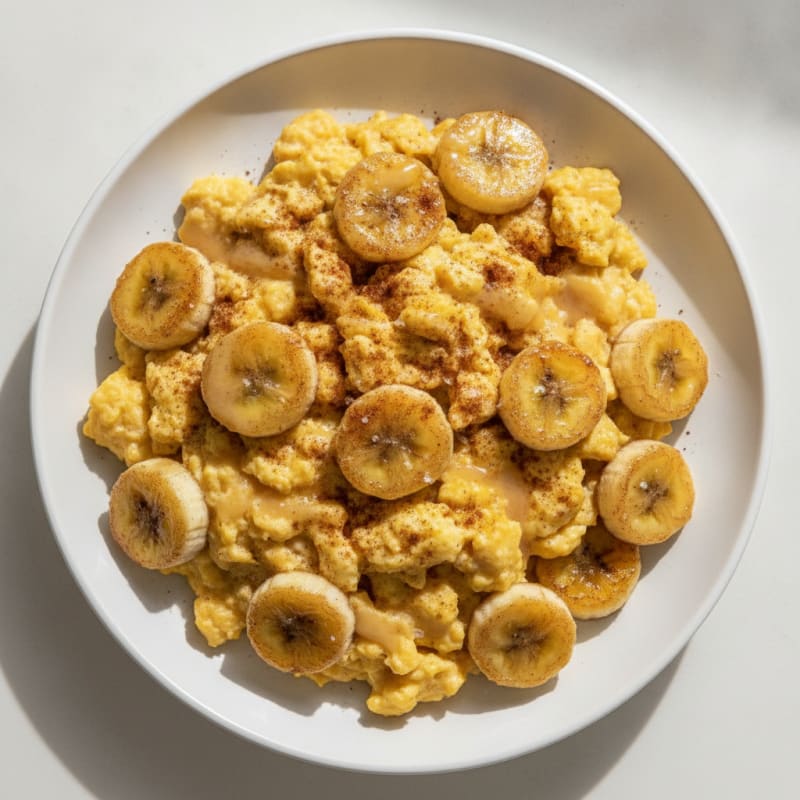 Banana Skyr Scrambled Eggs