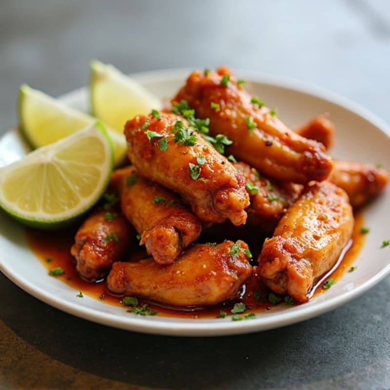 Crispy Lemongrass Ginger Chicken Wings