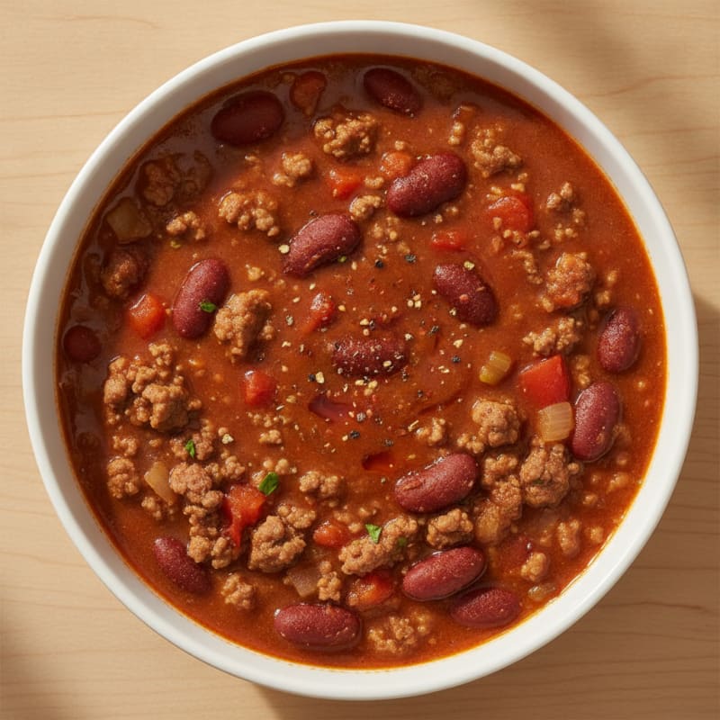 Slow Cooker Beef and Bean Chili