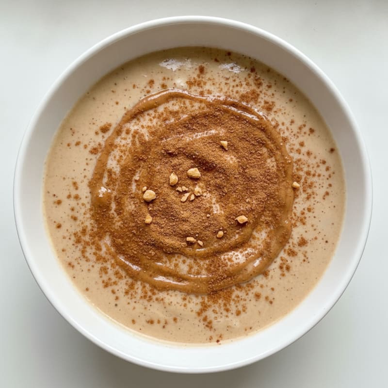Cinnamon Peanut Butter Yogurt Smoothie