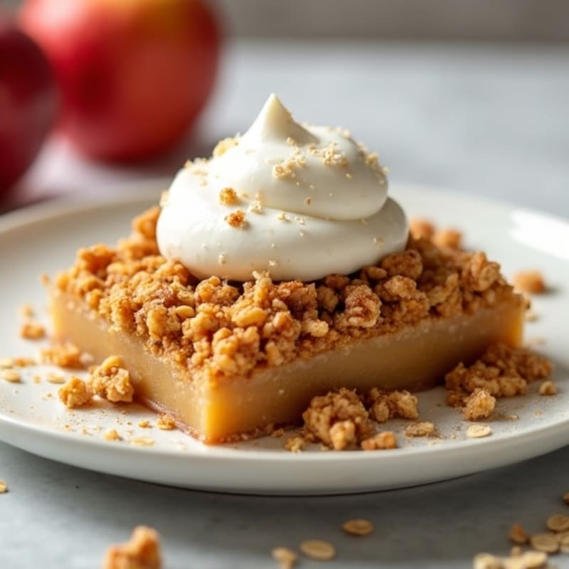 Crispy Baked Apple Crumble
