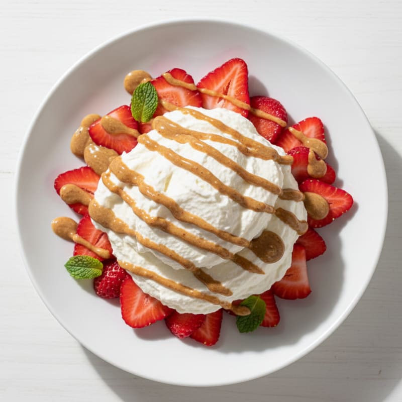 Silky Greek Yogurt Protein Mousse with Berries