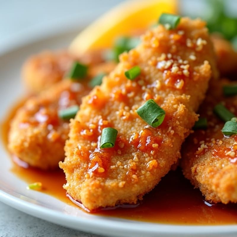 Crispy Air-Fried Orange Chicken