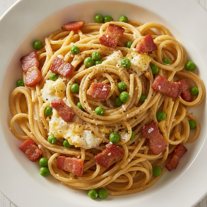 Classic Carbonara with Pancetta and Egg