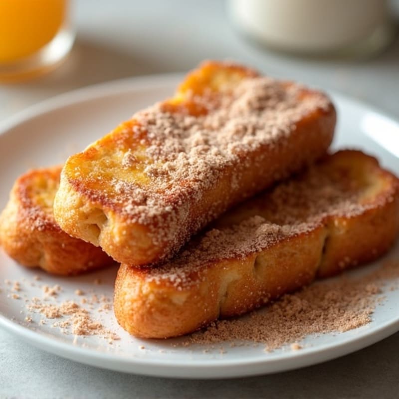 Crispy Baked Cinnamon Sugar Protein French Toast Sticks
