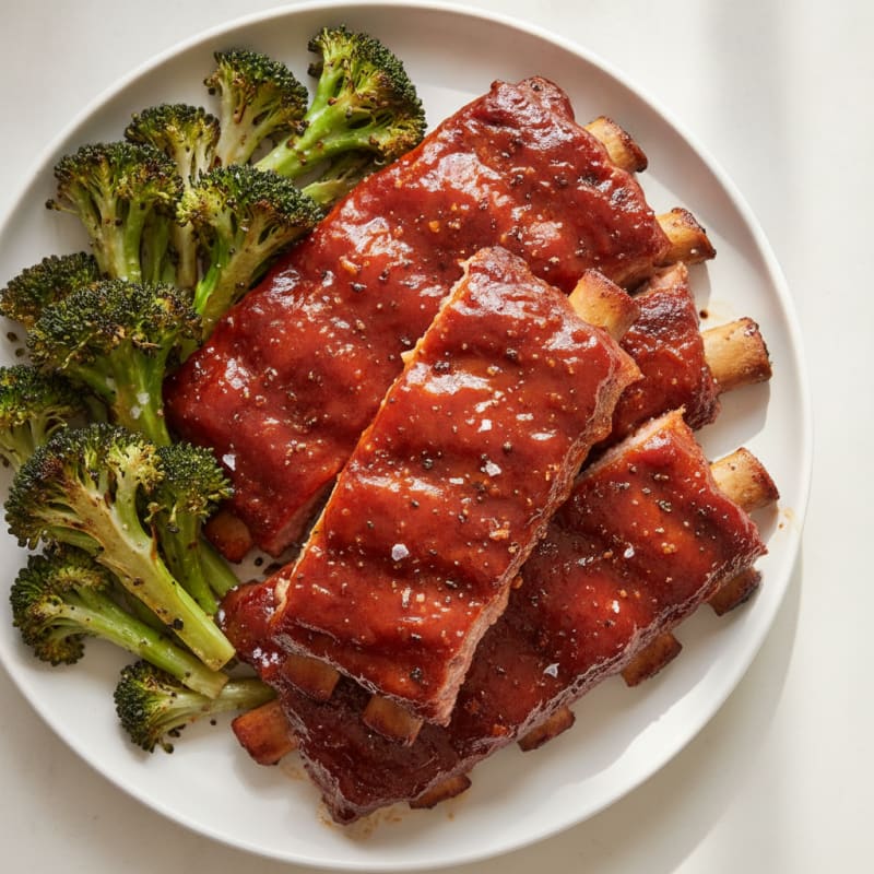 Sweet & Sticky BBQ Baby Back Ribs