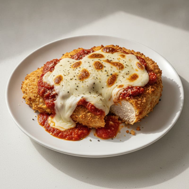 Baked Chicken Parmesan with Marinara