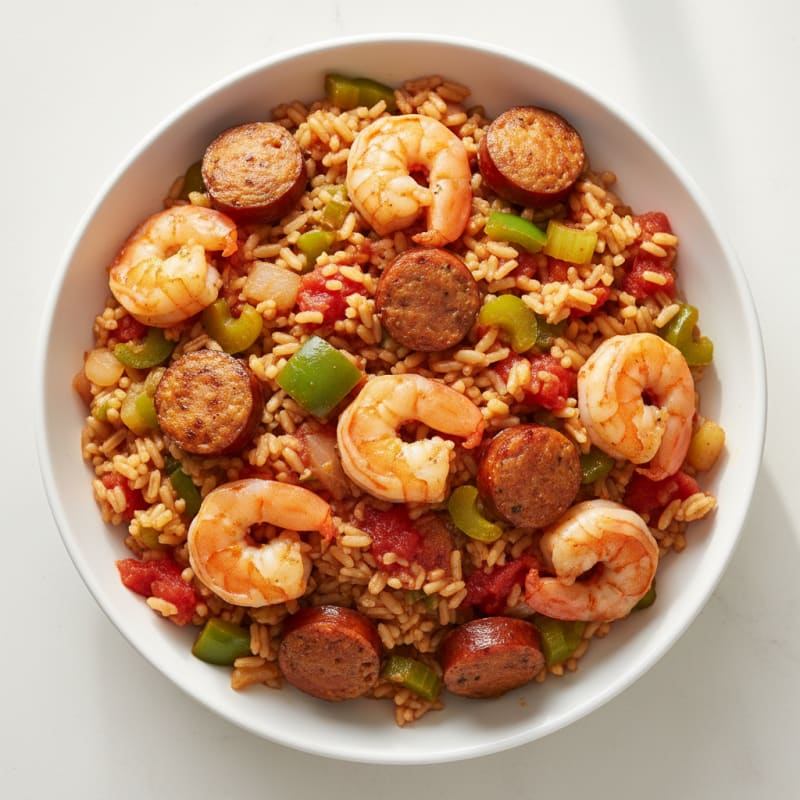 Smoky Sausage and Shrimp Jambalaya