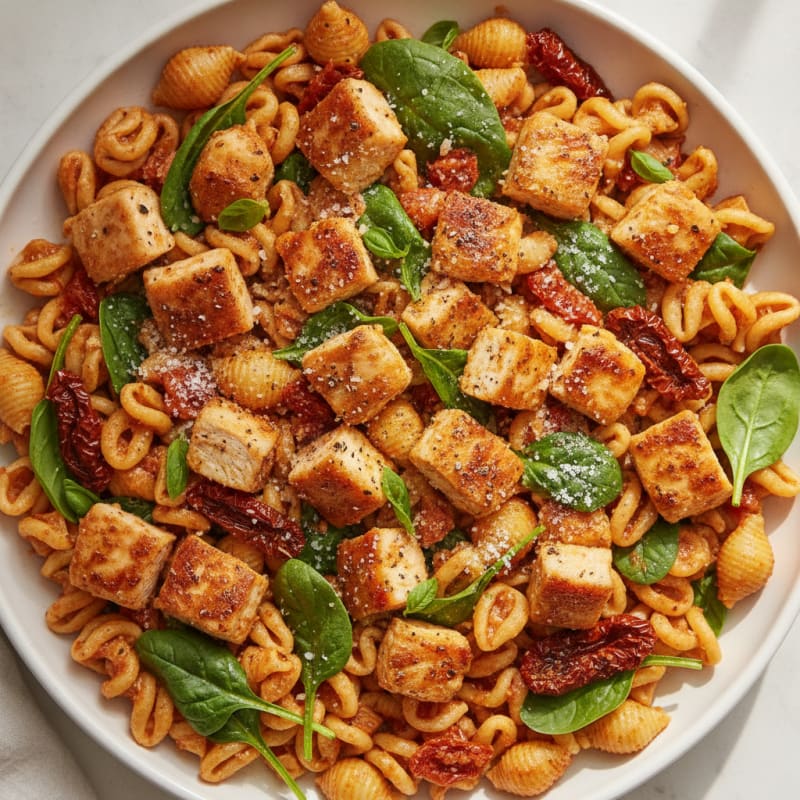 Sun-Dried Tomato Pesto Chicken Pasta