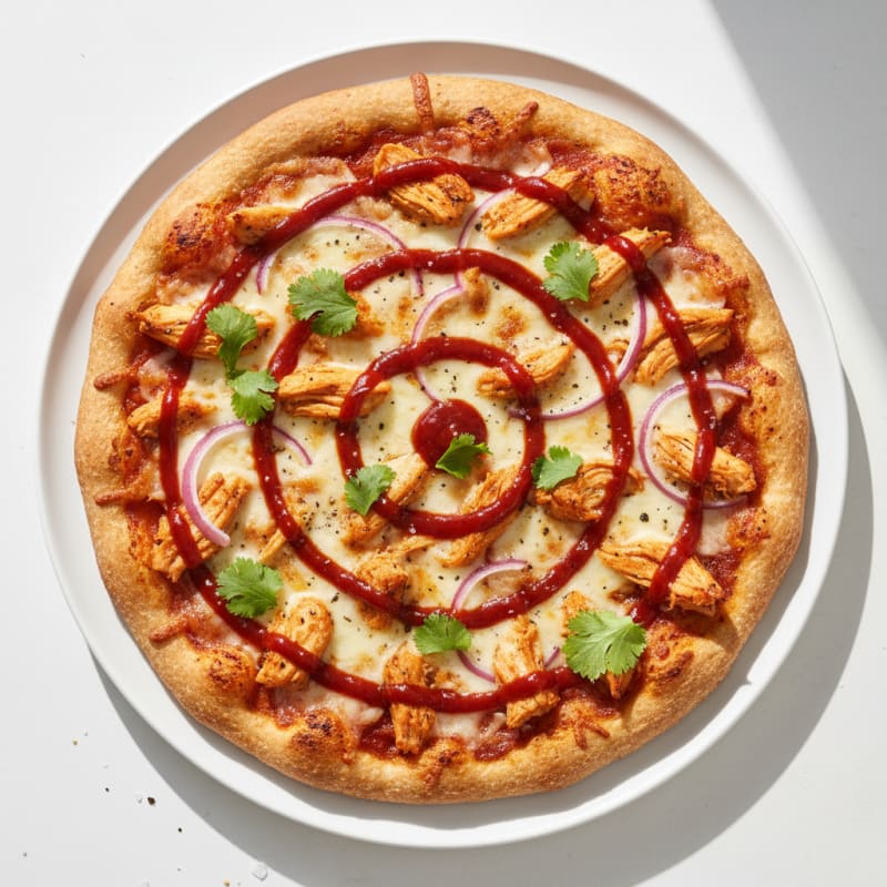 High-Protein BBQ Chicken Pizza