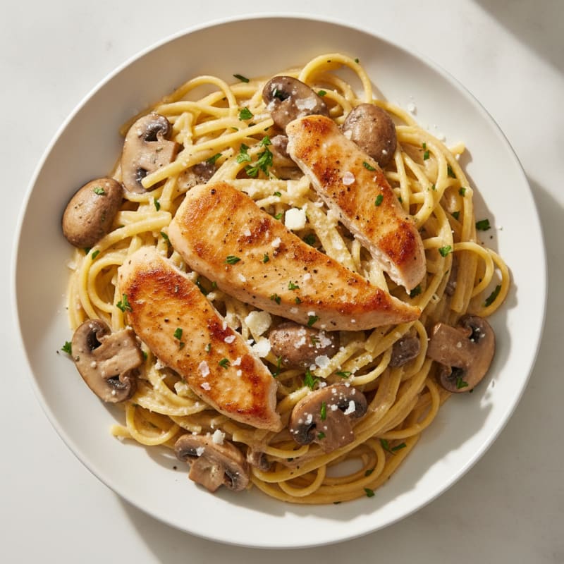 Truffle Mushroom Linguine