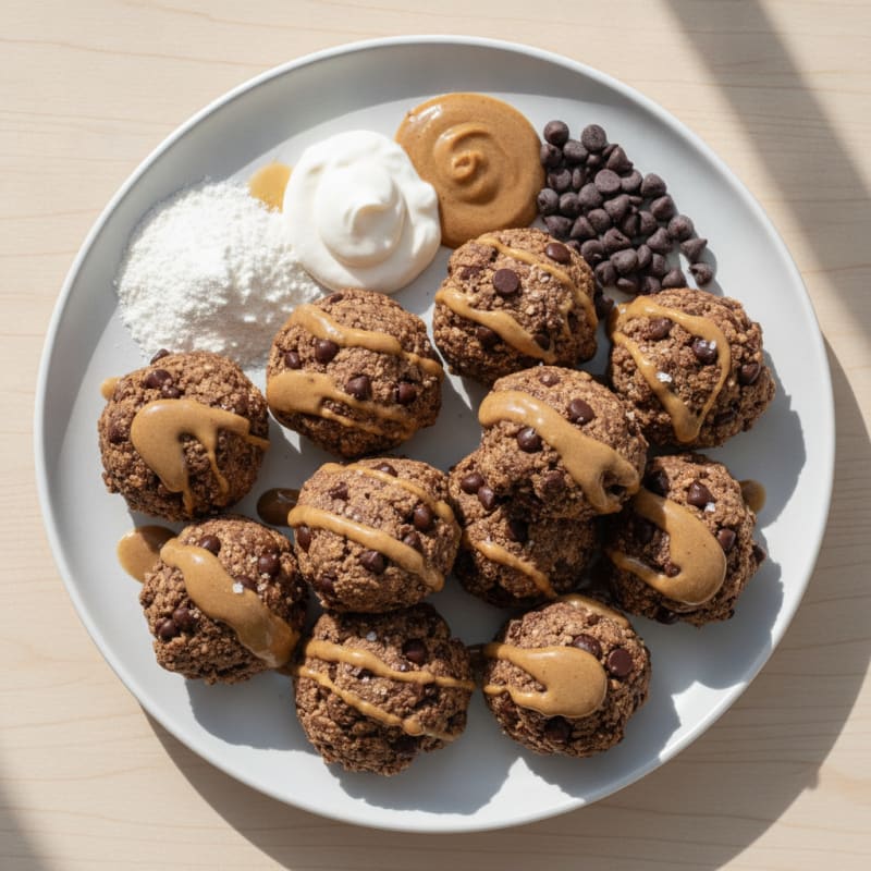 No-Bake Chocolate Chip Protein Bites