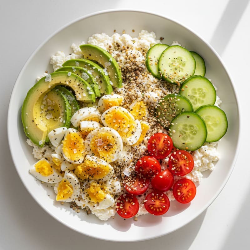 Savory Cottage Cheese Breakfast Bowl