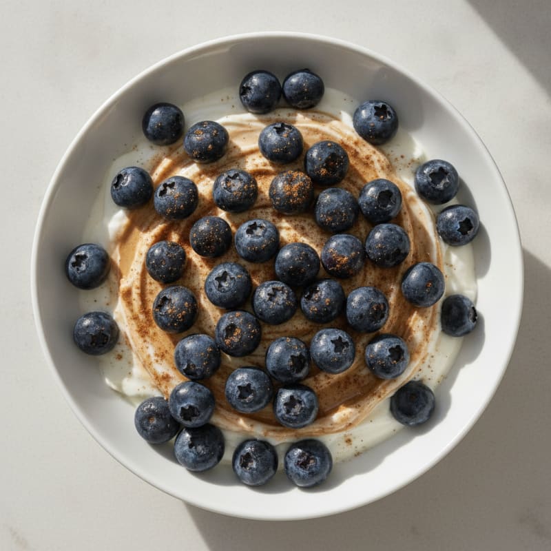 Silky Greek Yogurt Protein Pudding with Berries