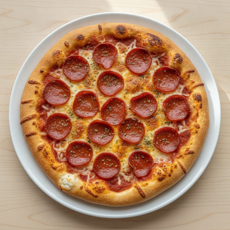 Stuffed Crust Pepperoni Pizza