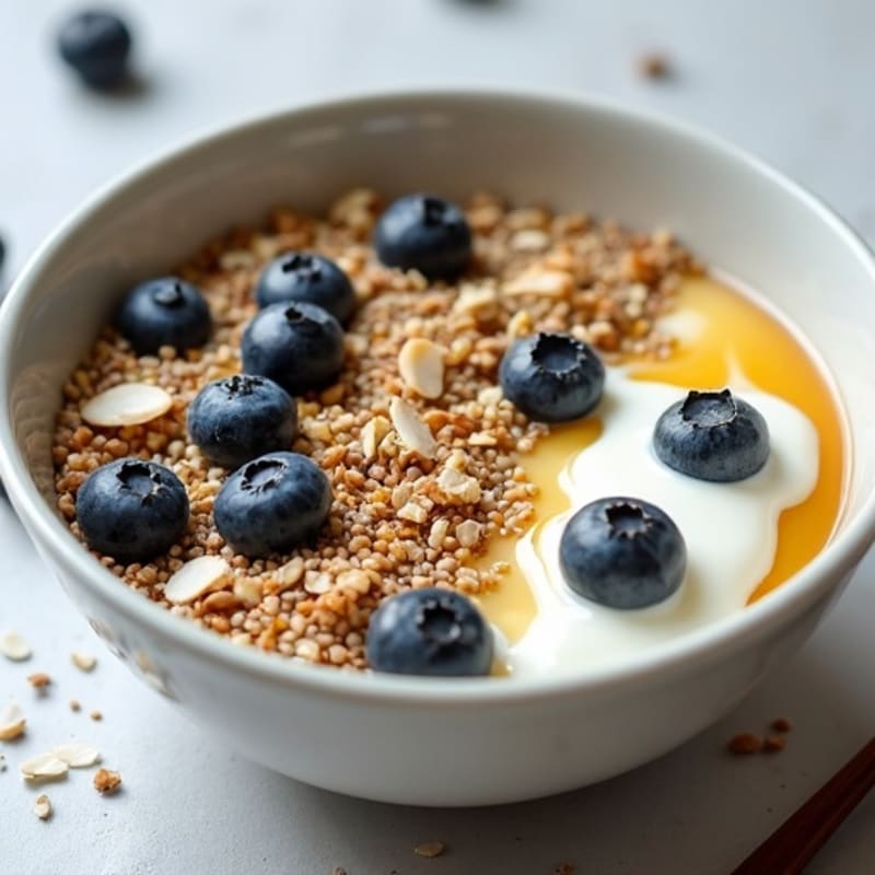 Silky Greek Yogurt Bowl with Chia Seeds and Hemp Protein