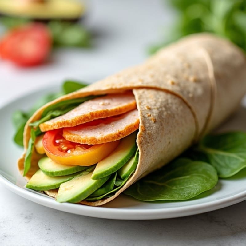 Fresh Turkey Avocado Wrap