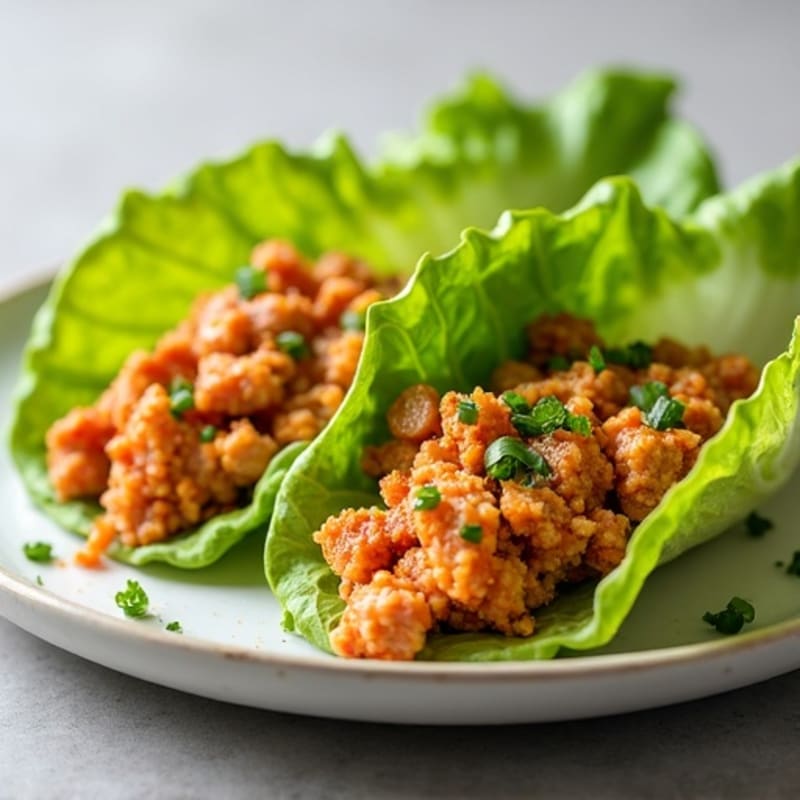 Crispy Spicy Tuna Lettuce Wraps