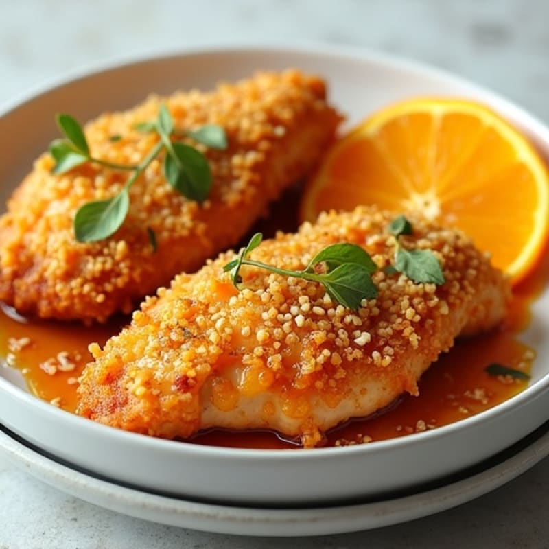 Crispy Air-Fried Orange Chicken