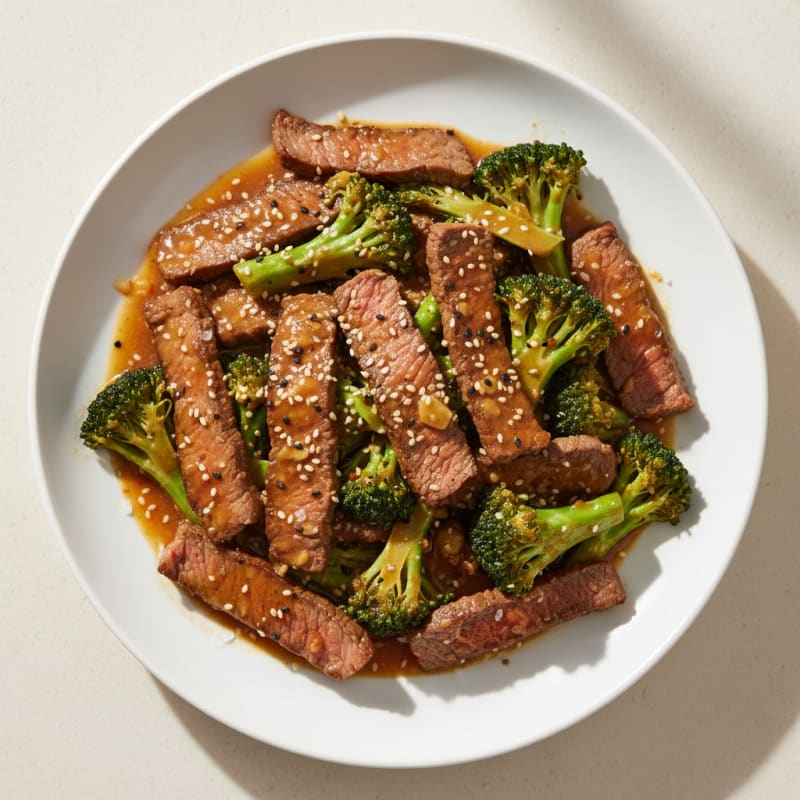 Tender Sesame Beef and Broccoli Stir-Fry